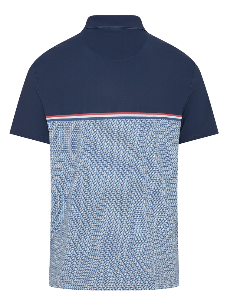 Original Penguin "Engineered "P" Colour Block Polo - Black Iris