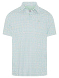 Original Penguin Heritage Framed Floral Polo - Lichen-GolfMaker