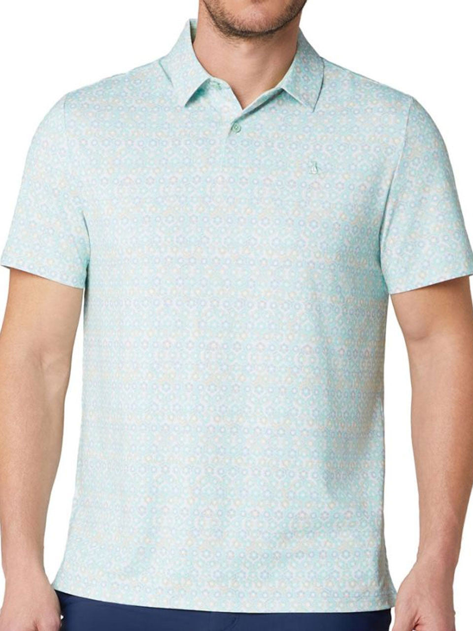 Original Penguin Heritage Framed Floral Polo - Lichen