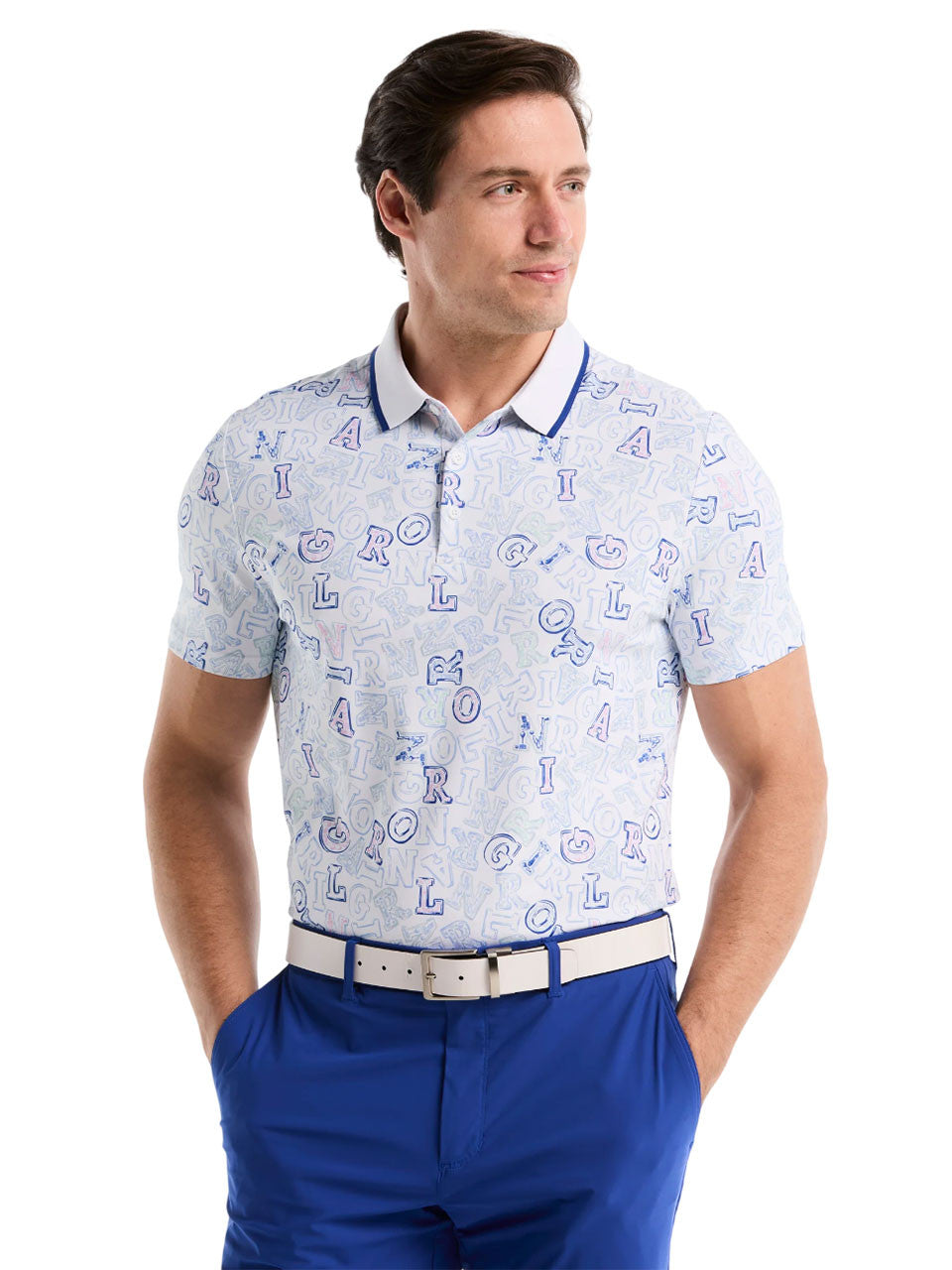 Original Penguin Heritage Original Logo Play Polo - Bright White-GolfMaker