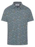 Original Penguin Pete's Beer Pong Geo Polo - Quiet Shade