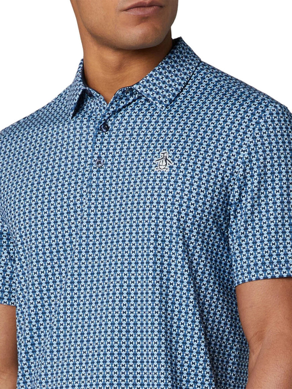 Original Penguin Pete's Bow Tie Polo - Black Iris