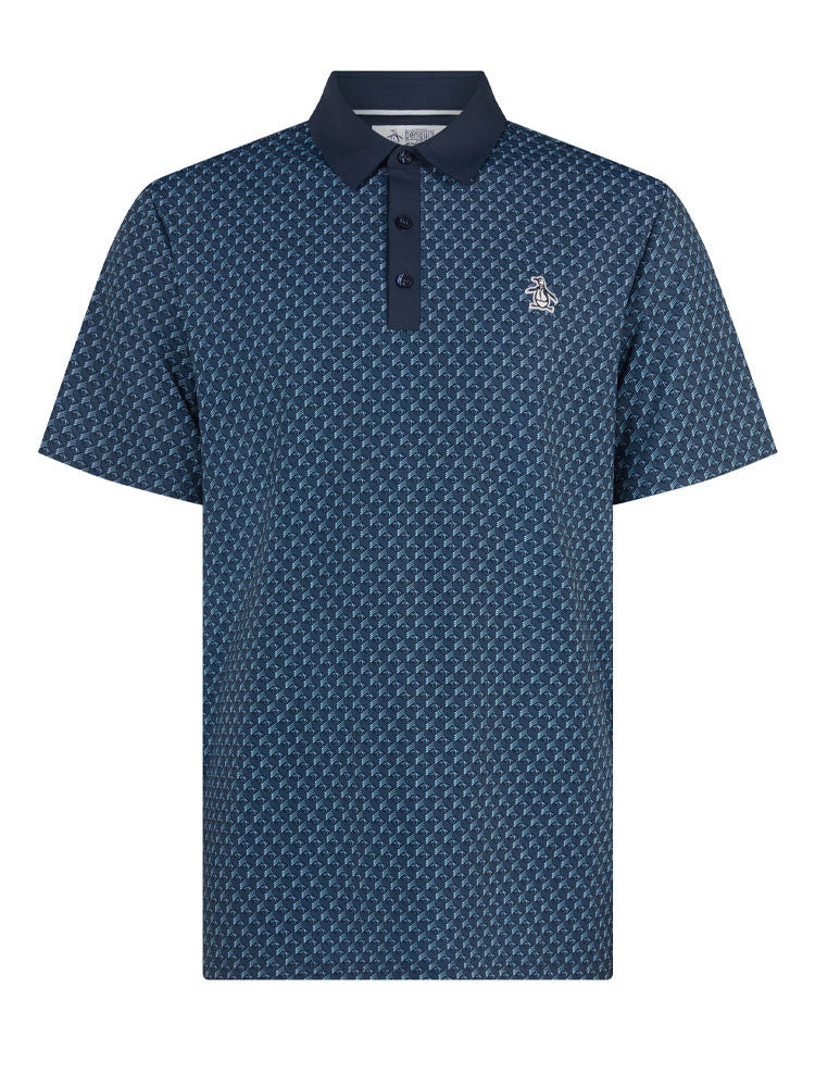 Original Penguin Pete's Tee Time Polo - Black Iris