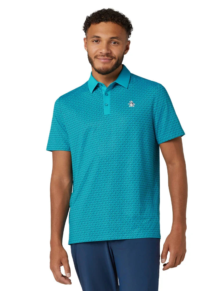 Original Penguin Pete's Tee Time Polo - Caribbean Sea