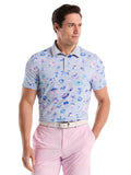 Original Penguin Pete's Watercolour Study Polo - Grey Dawn