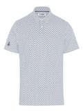 Original Penguin Retro Geo Print Polo - Black Iris