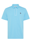 Original Penguin The Heritage Stripe Polo - Blue Grotto-GolfMaker