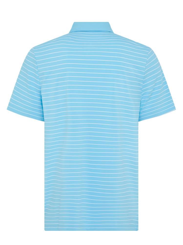 Original Penguin The Heritage Stripe Polo - Blue Grotto-GolfMaker