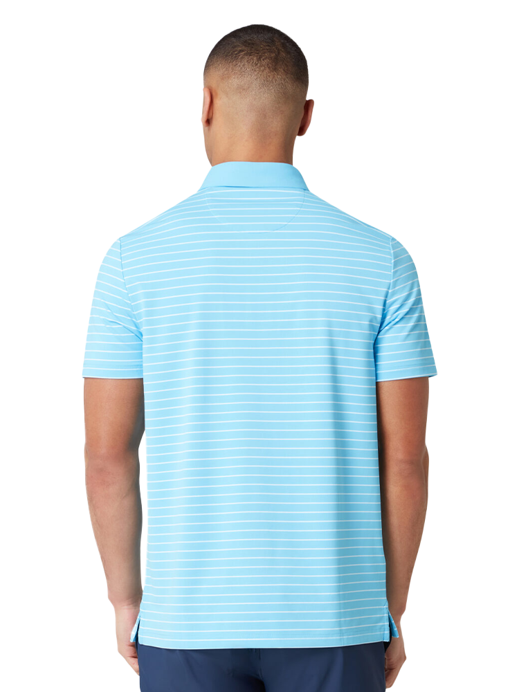 Original Penguin The Heritage Stripe Polo - Blue Grotto-GolfMaker