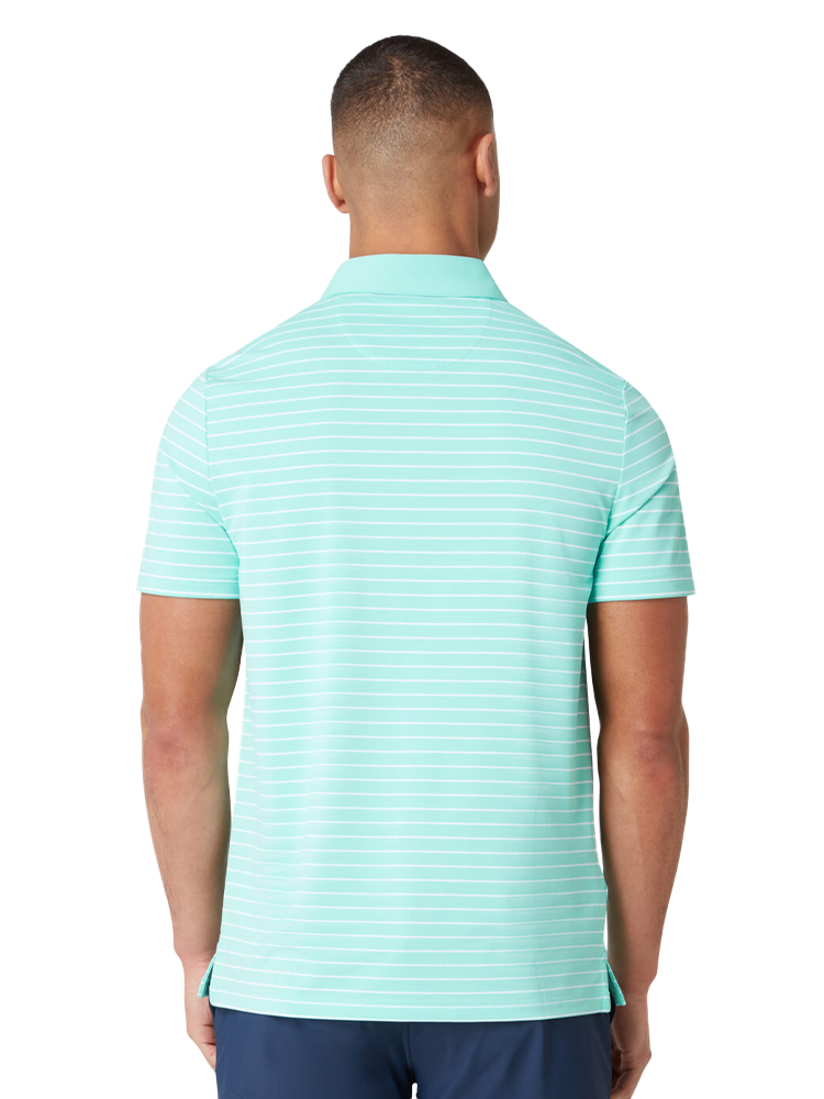 Original Penguin The Heritage Stripe Polo - Pool Blue-GolfMaker