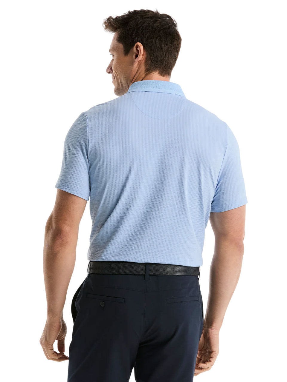 Original Penguin The Seersucker Drivers Polo - Baby Blue Jay