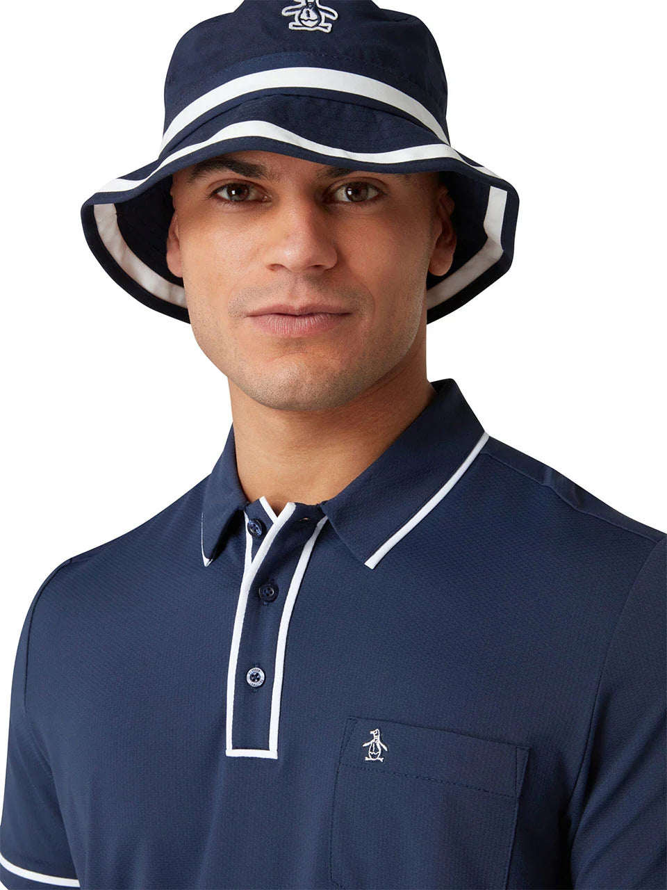 Original Penguin The Technical Earl Polo - Black Iris