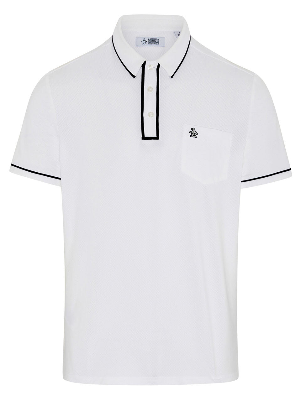 Original Penguin The Technical Earl Polo - Bright White