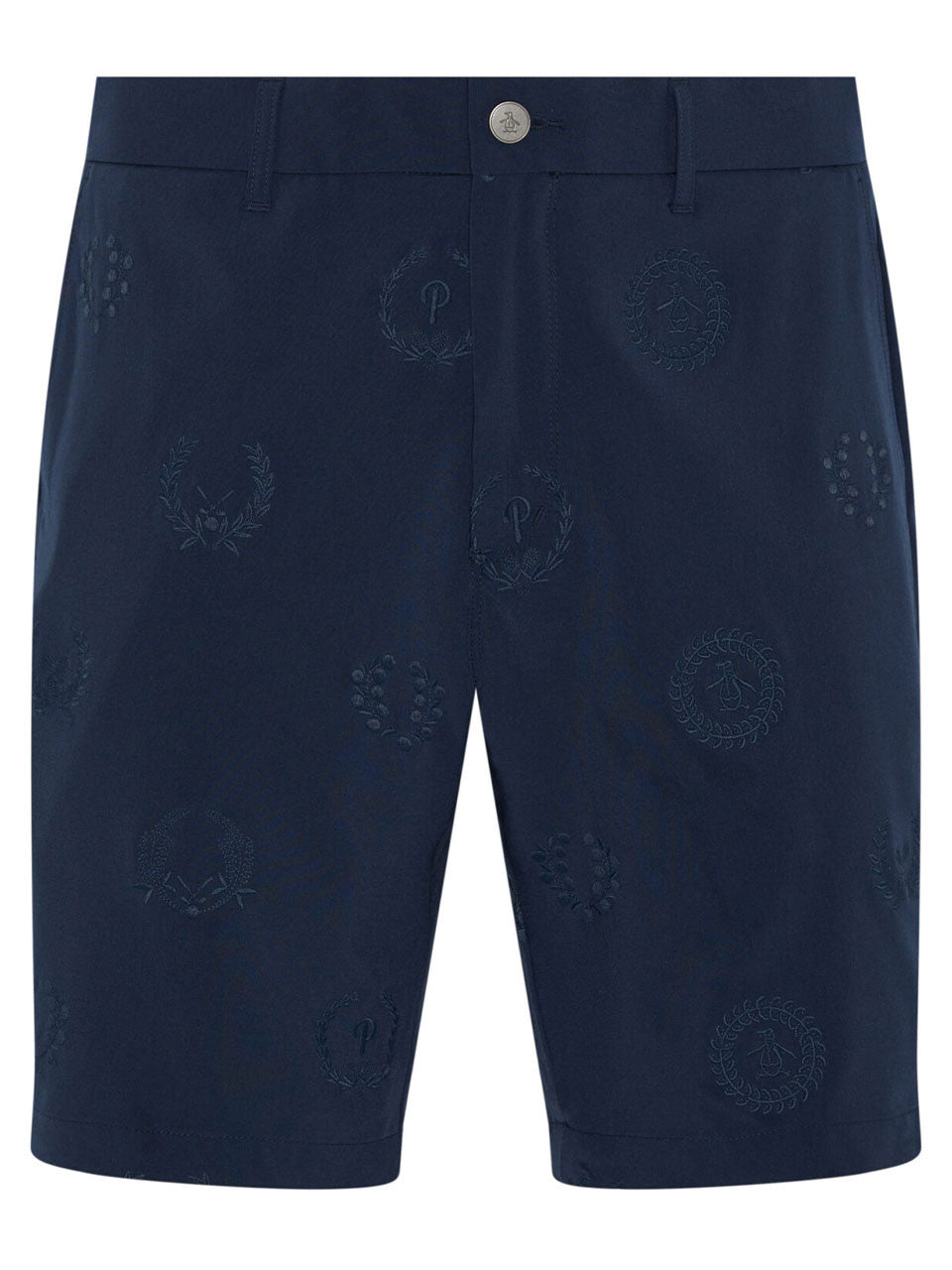 Original Penguin Victory Crest Embroidered 9" Short - Black Iris