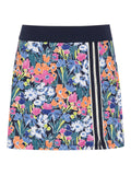 Original Penguin Womens Asymmetrical Zip-Pleat 16" Skort - Black Iris