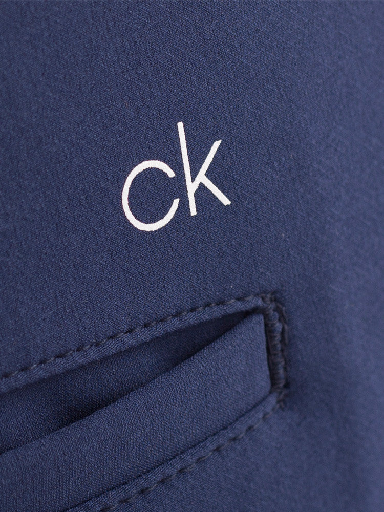 Calvin Klein Genius 4-Way Stretch Slim Fit Trouser - Dark Navy