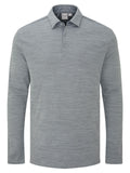 Ping Creek Long Sleeve Polo - Rock Melange
