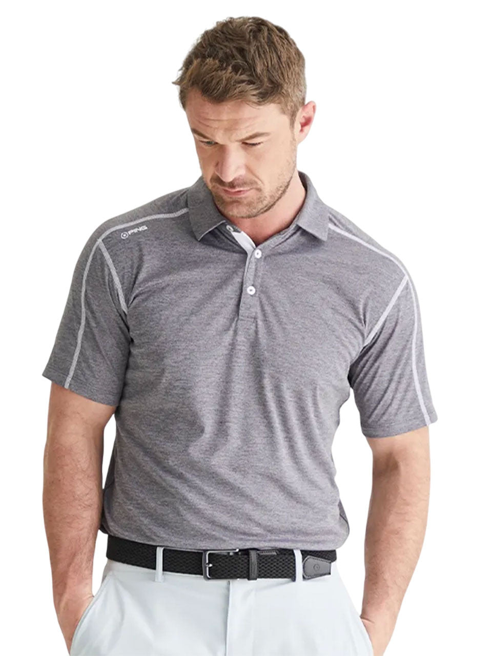 Ping Fynn Polo - Charcoal Marl