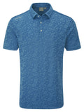 Ping Geo-Camo Polo - Tidal Blue