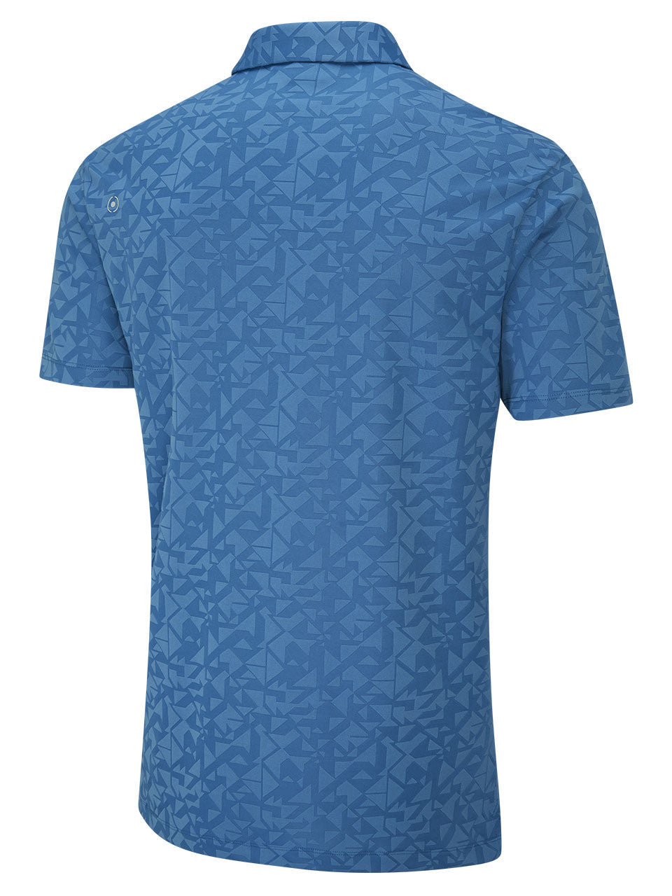 Ping Geo-Camo Polo - Tidal Blue