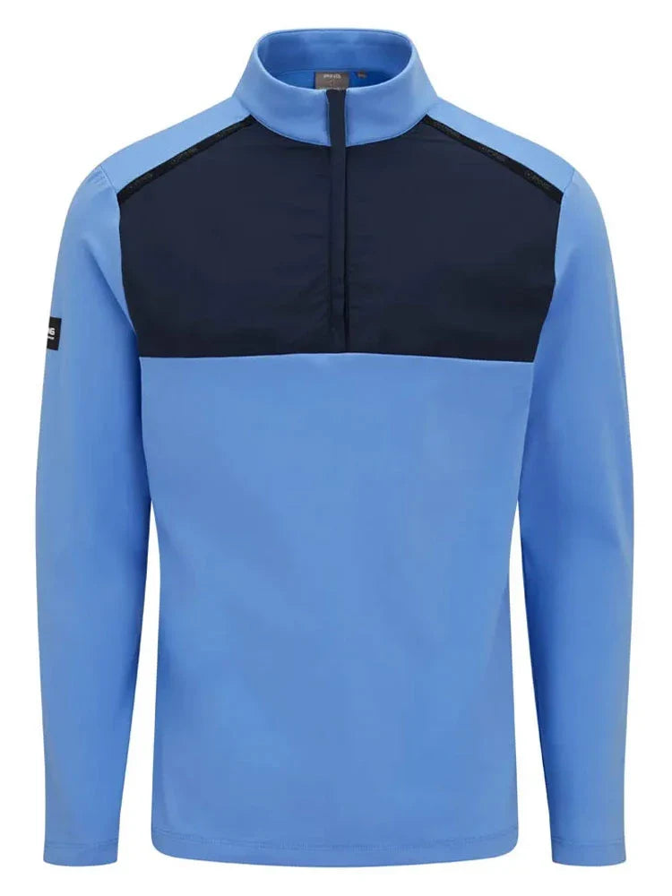 Ping Keeton Midlayer - Cornflower Blue/Navy