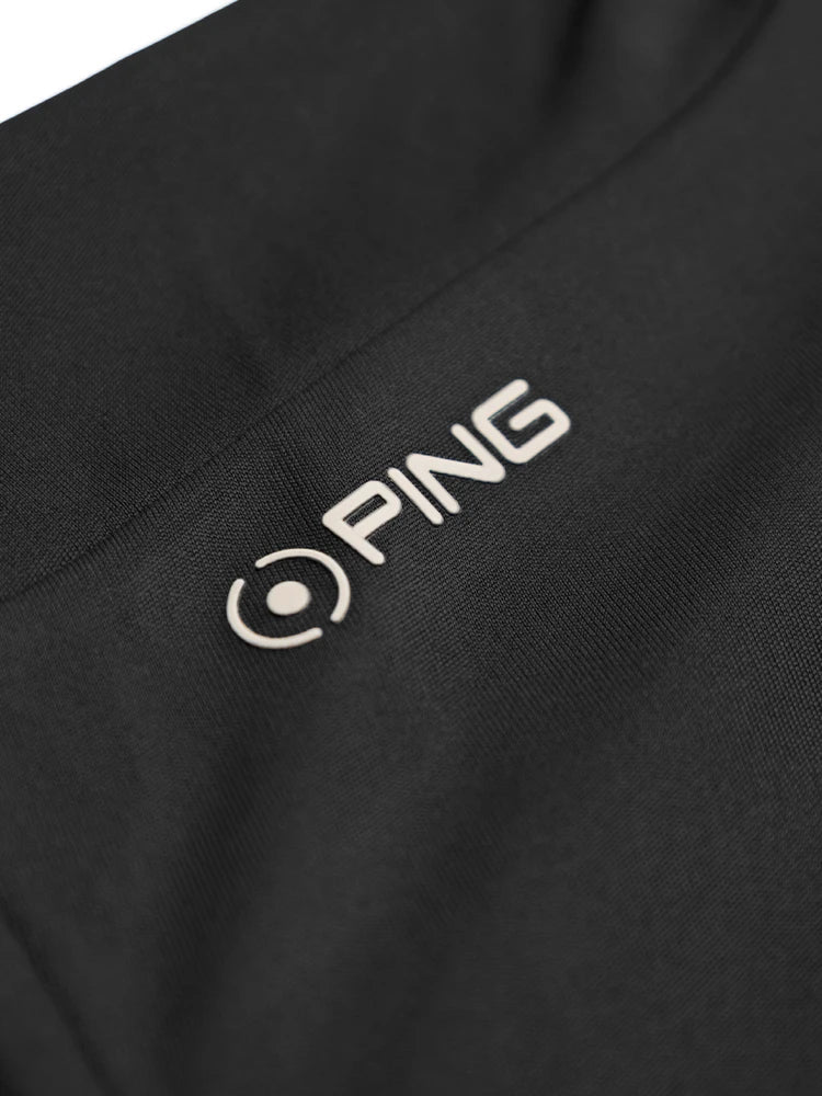 Ping Lindum Tailored Fit Polo - Black