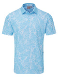 Ping Orlando Polo Shirt - Baltic Sea/White