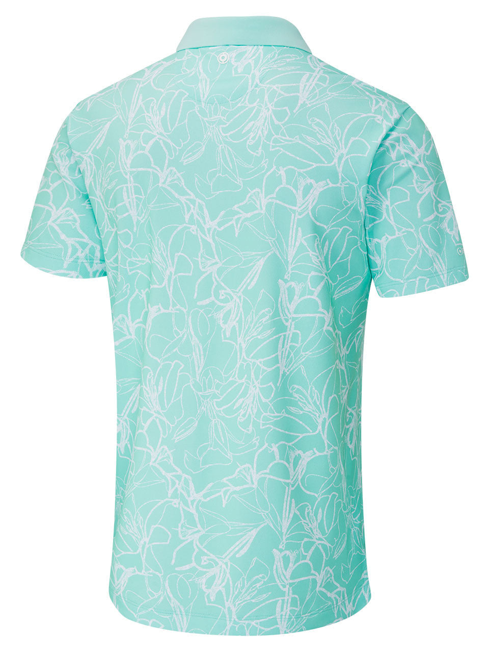 Ping Orlando Polo Shirt - Green Bay/White