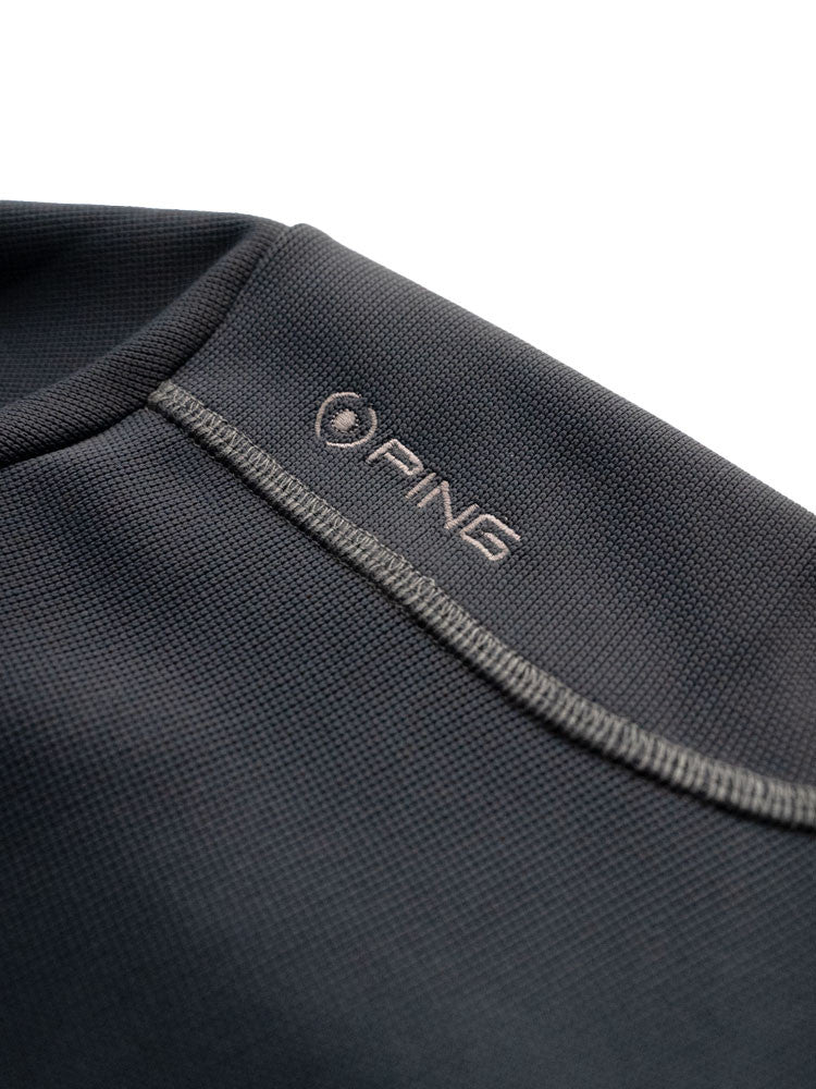 Ping Ramsey Half-Zip Ribbed Fleece - Navy