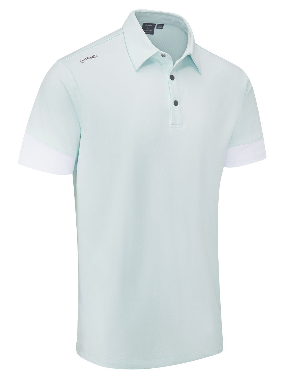 Ping Ty Polo Shirt - Seaspray/White
