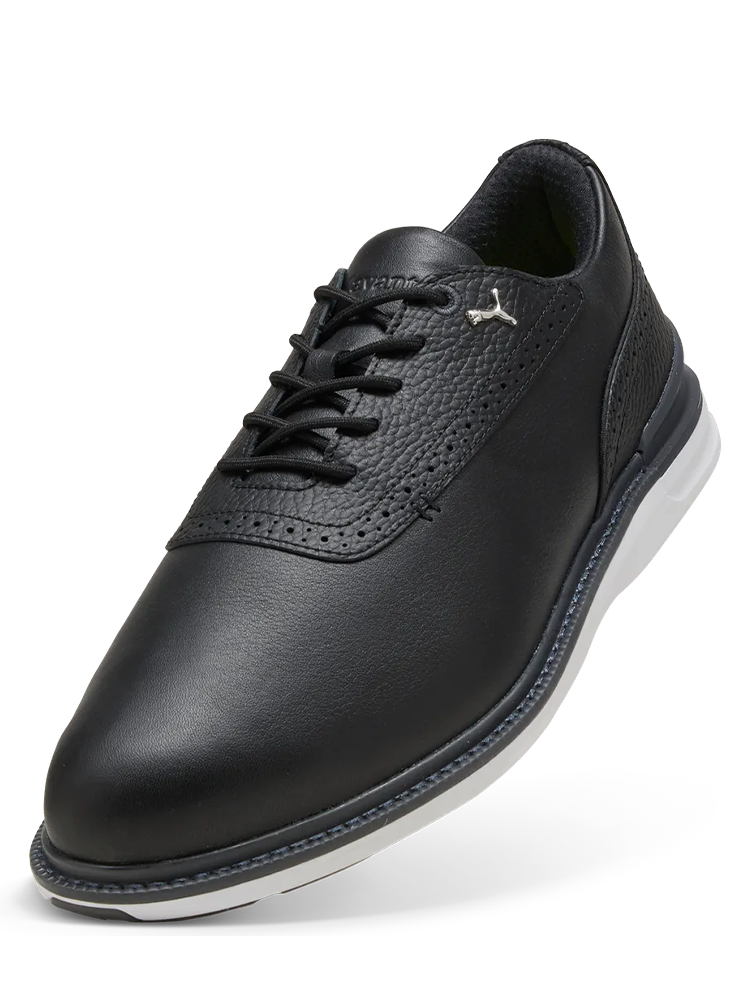 Puma Avant 2.0 Wide Golf Shoes - Puma Black/Flat Dark Grey/Lemon Crush