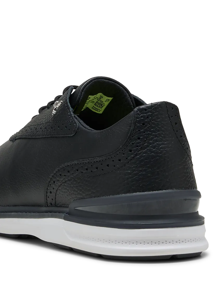 Puma Avant 2.0 Wide Golf Shoes - Puma Black/Flat Dark Grey/Lemon Crush
