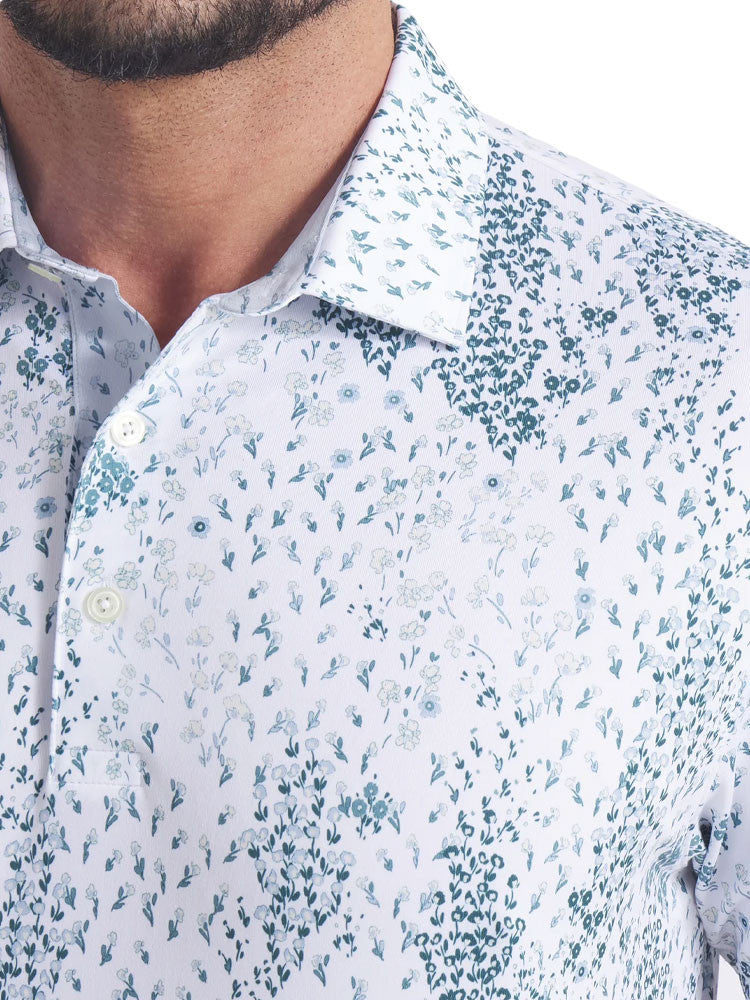 Puma CLOUDSPUN Garden Golf Polo - White Glow