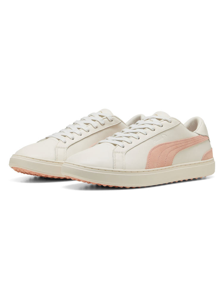 Puma Classic G Peaches Golf Shoes - Warm White/Tropical Peach