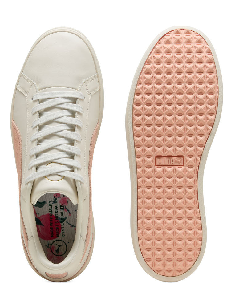 Puma Classic G Peaches Golf Shoes - Warm White/Tropical Peach