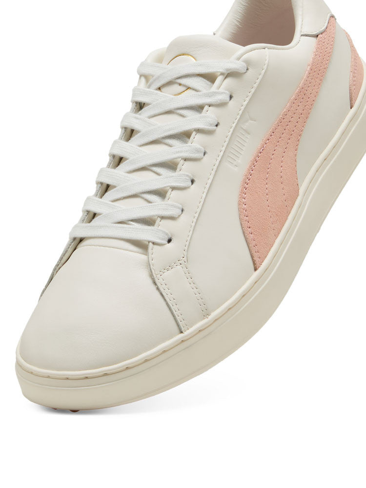 Puma Classic G Peaches Golf Shoes - Warm White/Tropical Peach