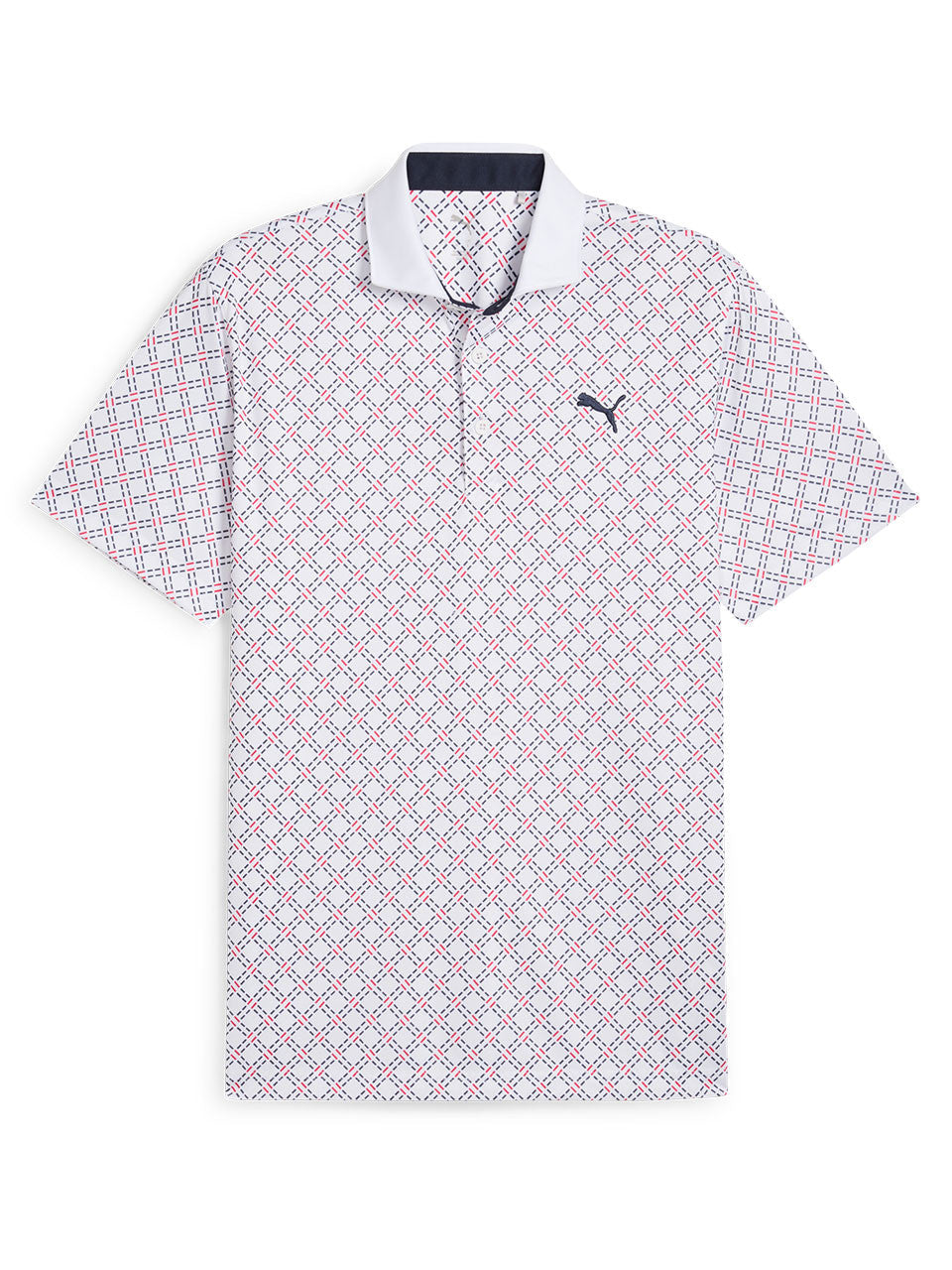Puma Eaton Polo - White Glow/Deep Navy