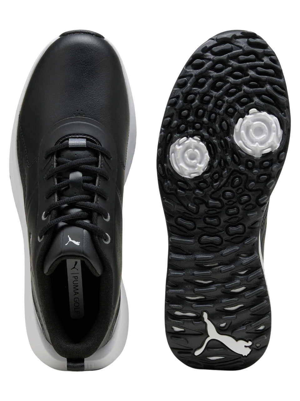 Puma FUSION Grip 6 Evo Golf Shoes - Puma Black/Puma Silver
