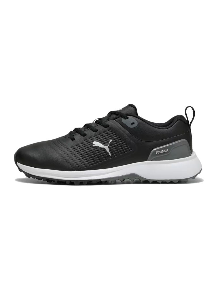 Puma FUSION Plus Spikeless Golf Shoes - Puma Black/Puma White