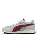 Puma Helsinki G Spikeless Golf Shoes - Ash Grey/Ruby Shimmer/Frosted Ivory