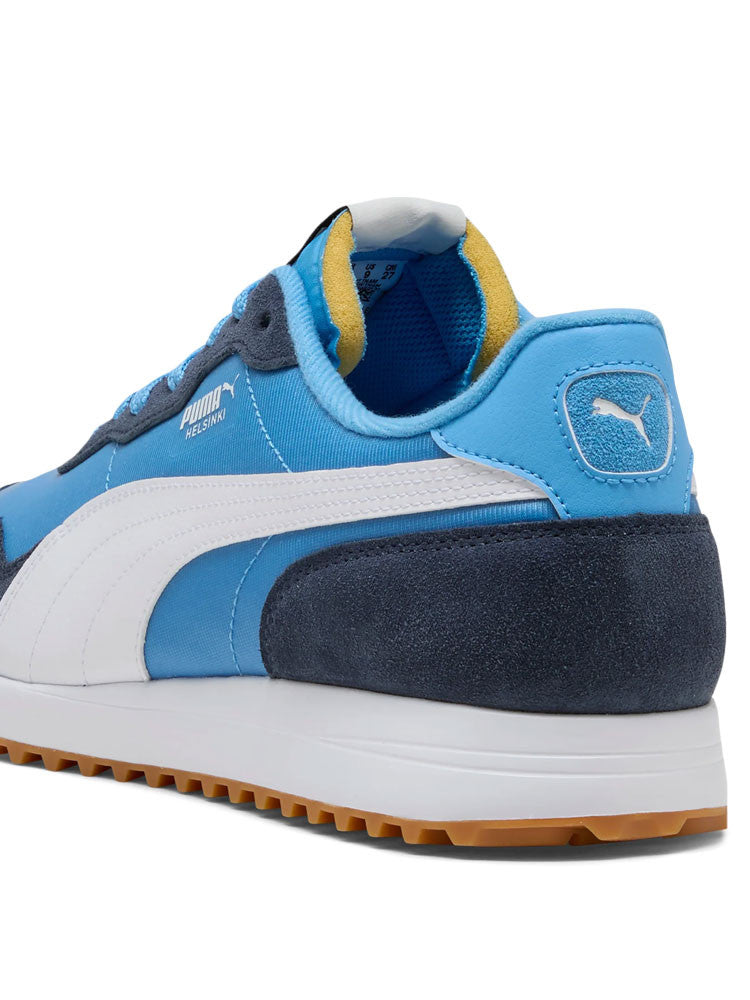 Puma Helsinki G Spikeless Golf Shoes - Regal Blue/Deep Navy/Gum