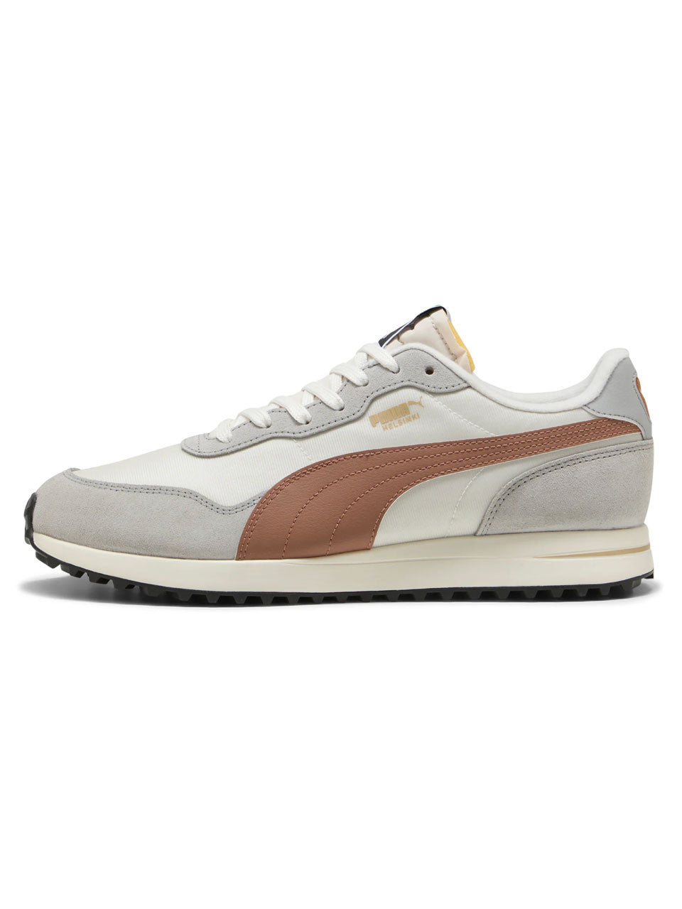 Puma Helsinki G Spikeless Golf Shoes - Vapor Grey/Brown Mushroom
