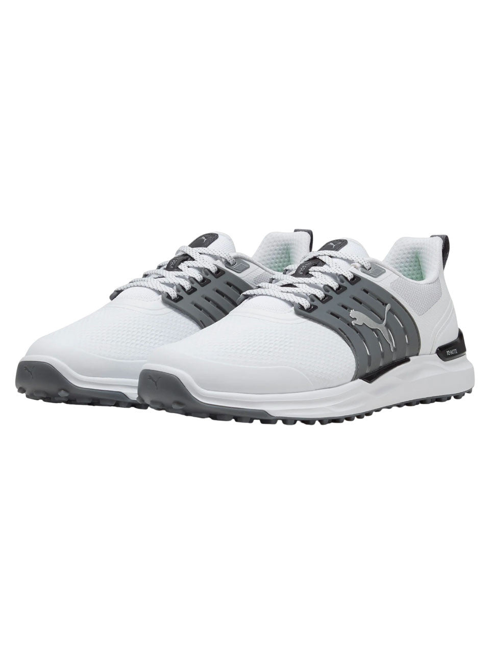 Puma IGNITE Elevate 2 Wide Golf Shoes - Puma White/Slate Sky/Puma Black