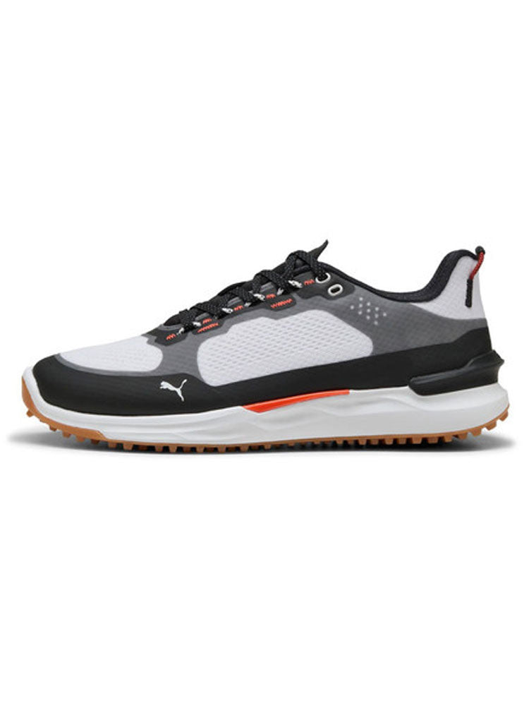 Puma IGNITE Elevate X Spikeless Golf Shoes - Puma White/Puma Black