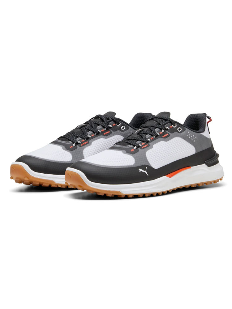 Puma IGNITE Elevate X Spikeless Golf Shoes - Puma White/Puma Black