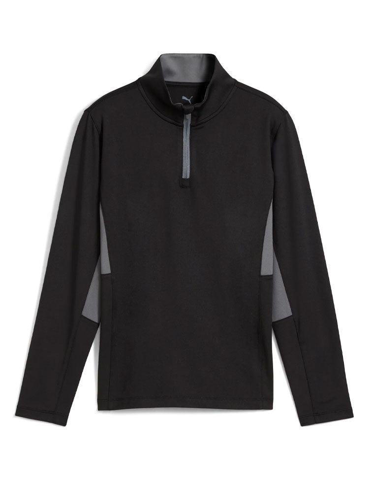 Puma Junior Boys PURE 2.0 1/4-Zip - Puma Black