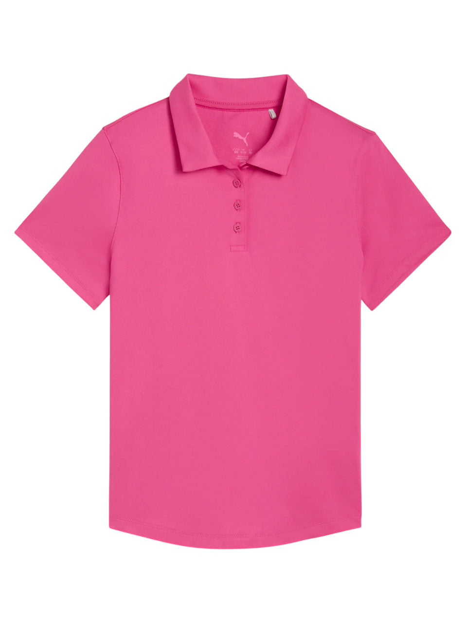 Puma Junior Girls CLOUDSPUN Solid Polo - Pink Opal