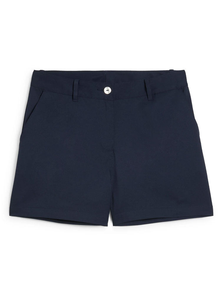 Puma Junior Girls Golf Short - Deep Navy
