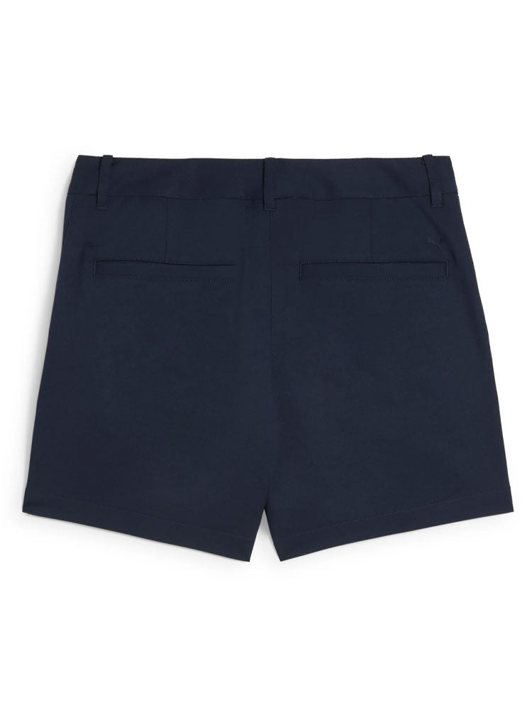 Puma Junior Girls Golf Short - Deep Navy