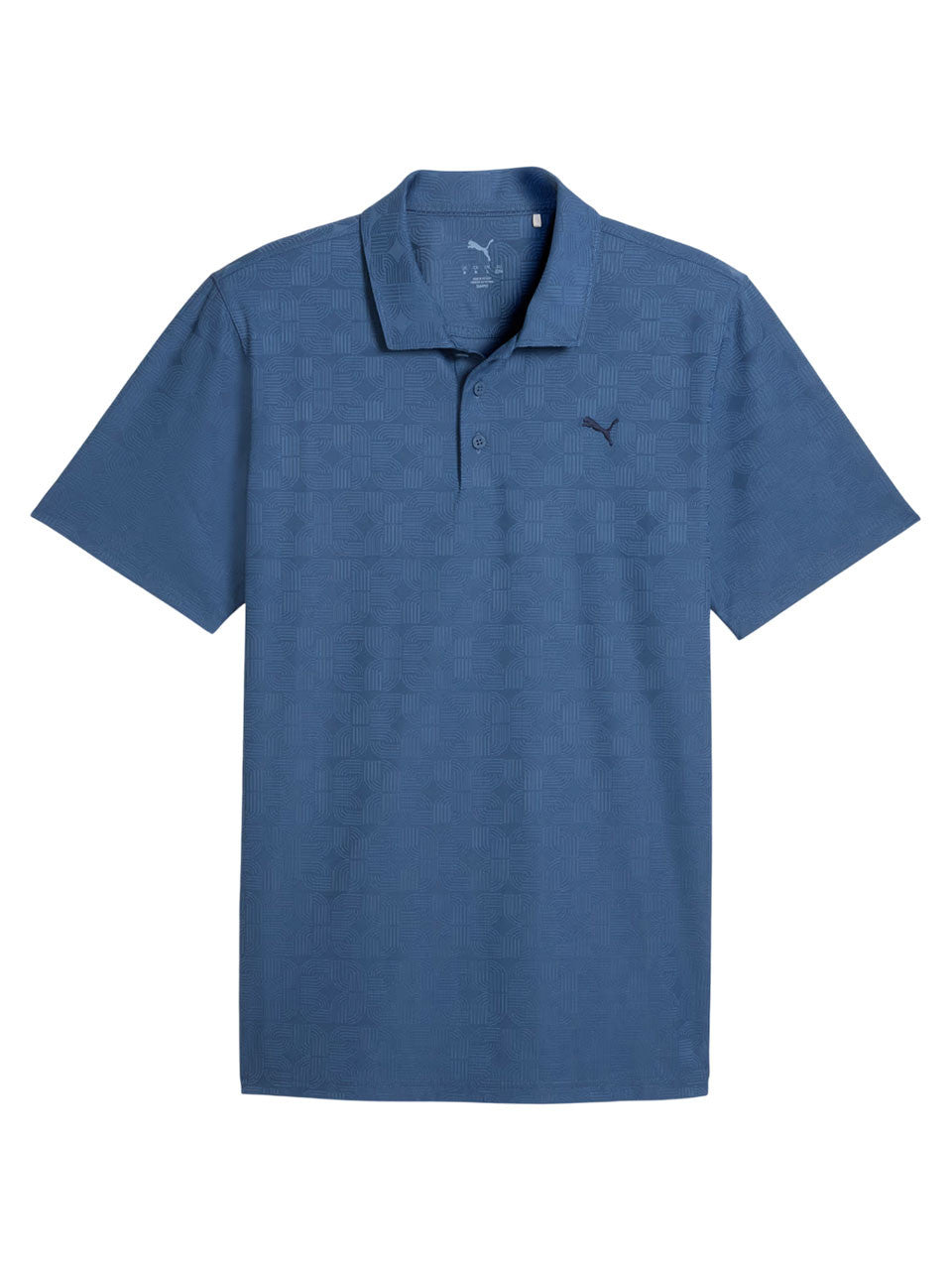 Puma MATTR Deco Jacquard Polo - Dark Indigo